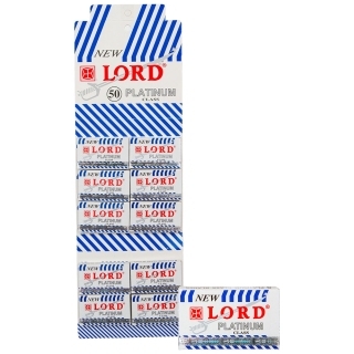 Двусторонние лезвие Lord Platinum Class 50 шт. 