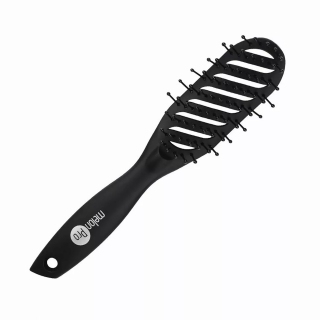 Щетка для укладки волос, прорезиненное покрытие Soft-Touch 9-рядов Щетка для укладки волос, прорезиненное покрытие Soft-Touch 9-рядов