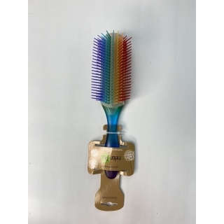 Щетка для укладки волос, продув. 9-ряд., радужный 22,5*6cm Щетка для укладки волос, продув. 9-ряд., радужный 22,5*6cm