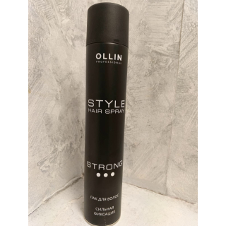 Лак для волос Ollin Styile Hair Spray Strong 500мл.